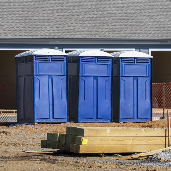 are there different sizes of portable restrooms available for rent in Pinhook Corner